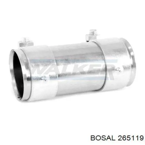 Abrazadera de sujeción delantera 265119 Bosal
