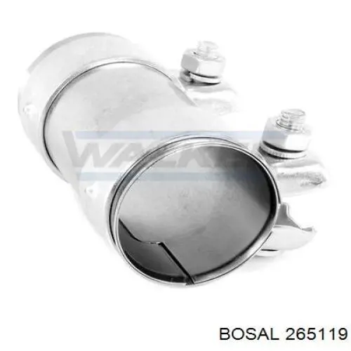 Abrazadera de silenciador delantera Dinex 74130