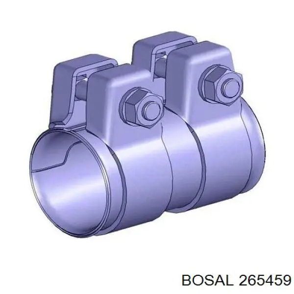 Abrazadera de sujeción delantera 265459 Bosal