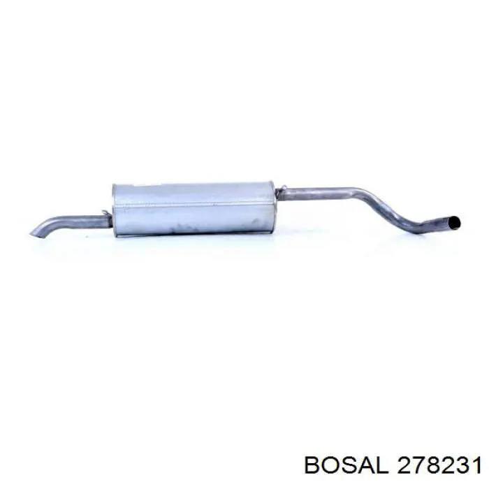 278231 Bosal silenciador posterior