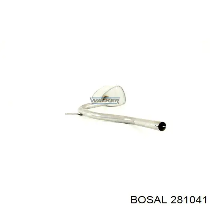 281041 Bosal silenciador posterior