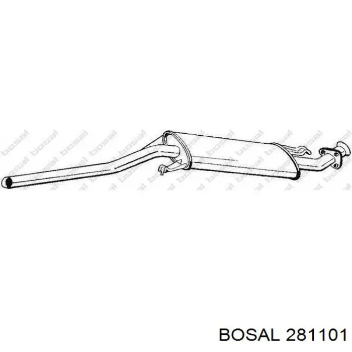 Comprar 281101 Bosal Silenciador central