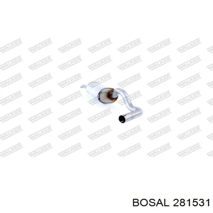 Silencioso trasero VAG 1J5253609AF