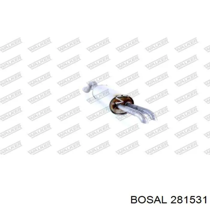 1J5253609AF VAG Silenciador trasero