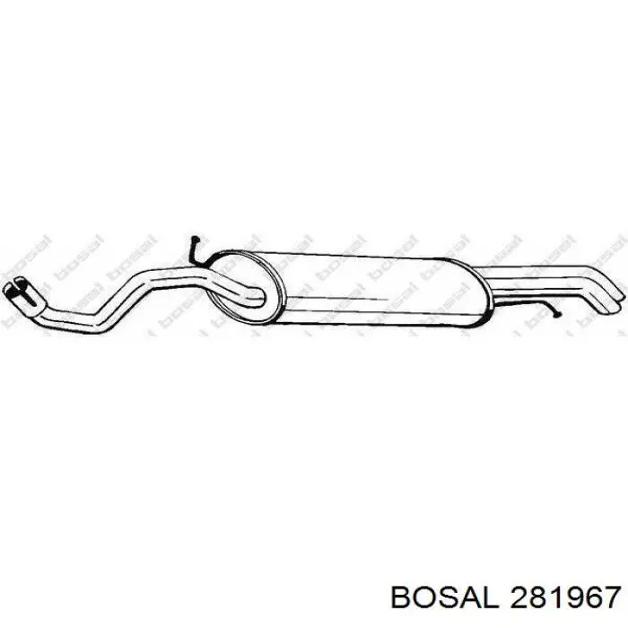 Comprar JZW253609R VAG Silenciador trasero