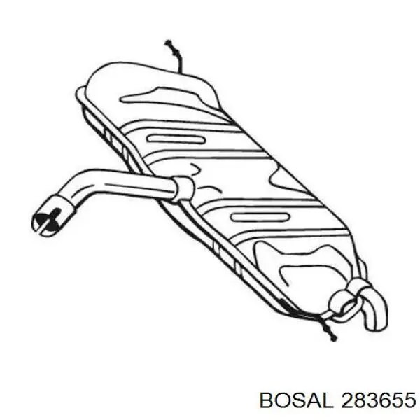 Comprar 1T0253209AB VAG Silenciador central