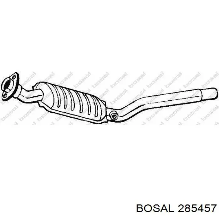 Silenciador central Bosal 285457