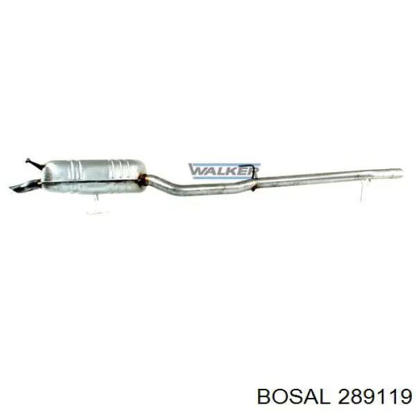 289119 Bosal silenciador posterior