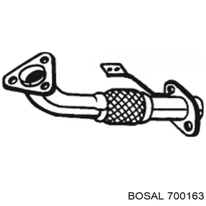 Comprar B00203X01A Nissan/Infiniti Tubo de admisión del silenciador de escape delantero