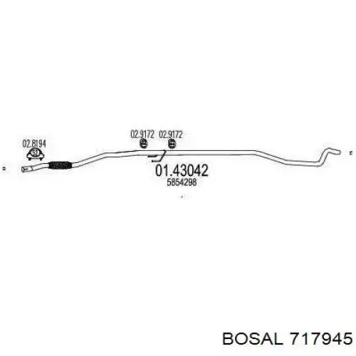 Comprar 17528 Polmostrow Silenciador central