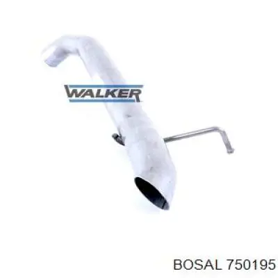 750-195 Bosal silenciador posterior