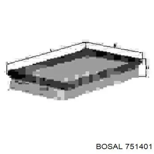 Silencioso trasero Ford 1459451