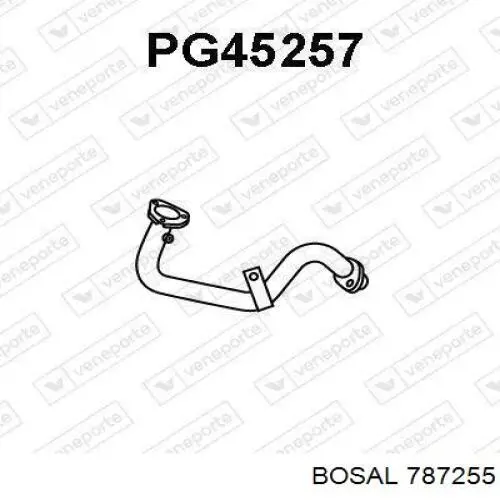 Comprar 787255 Bosal Tubo de admisión del silenciador de escape delantero