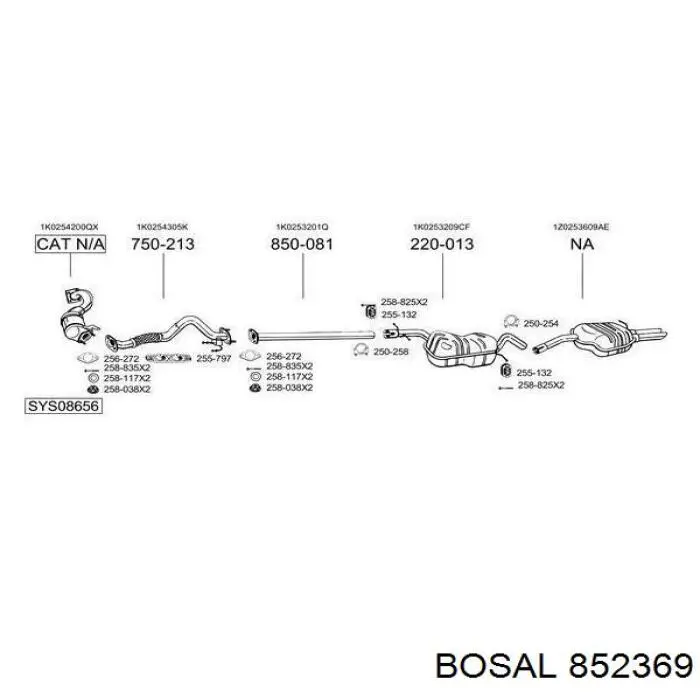 Comprar 55558588 Opel Silenciador central