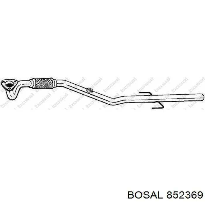 95528451 Opel silenciador del medio