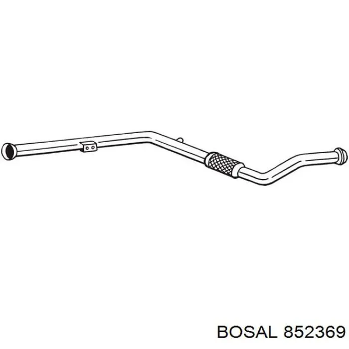 Silenciador central Bosal 852369