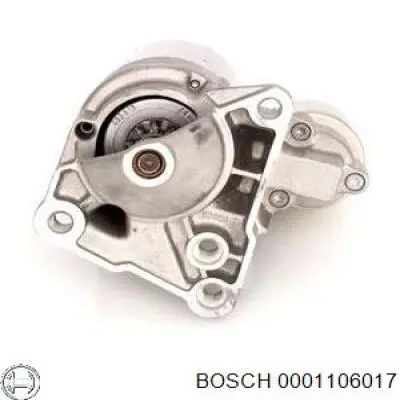 0001106017 Bosch motor de arranque