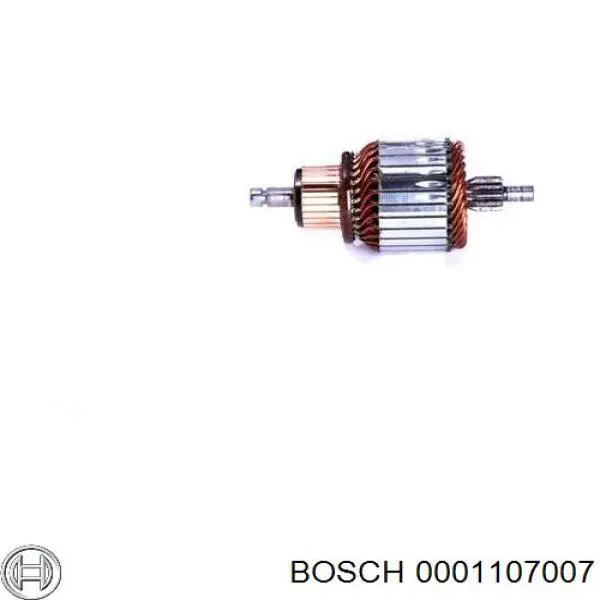 0001107007 Bosch motor de arranque