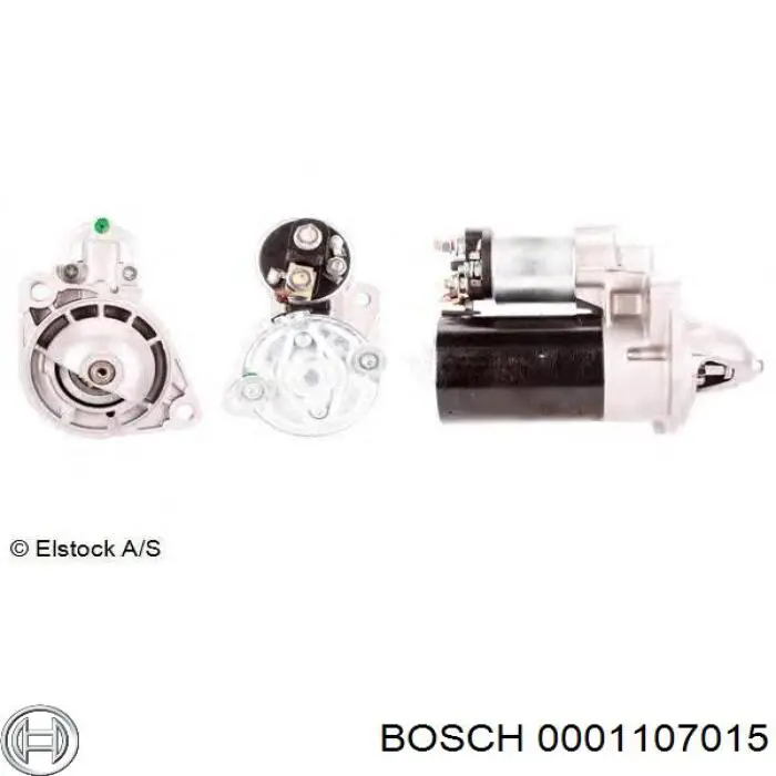 0001107015 Bosch motor de arranque