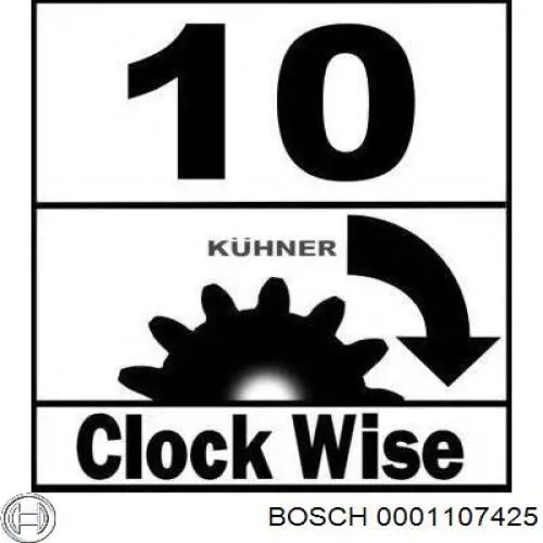 0001107425 Bosch Arranque motores