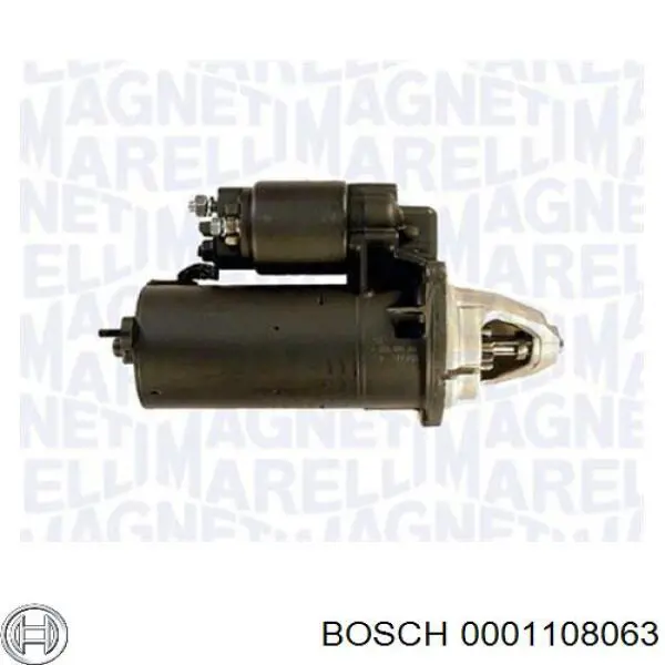 0001108063 Bosch motor de arranque