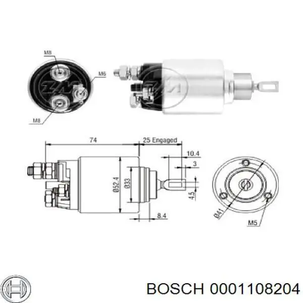 Comprar 0001108204 Bosch Motores de arranque