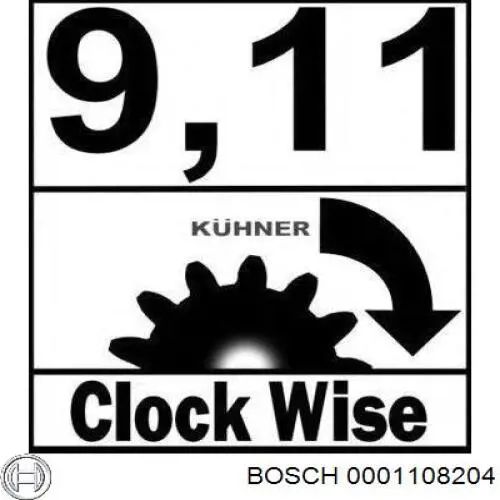 Burro de arranque  Bosch 0001108204 precio, desde 126,29 EUR