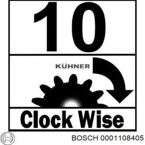0001108405 Bosch Arranque motores