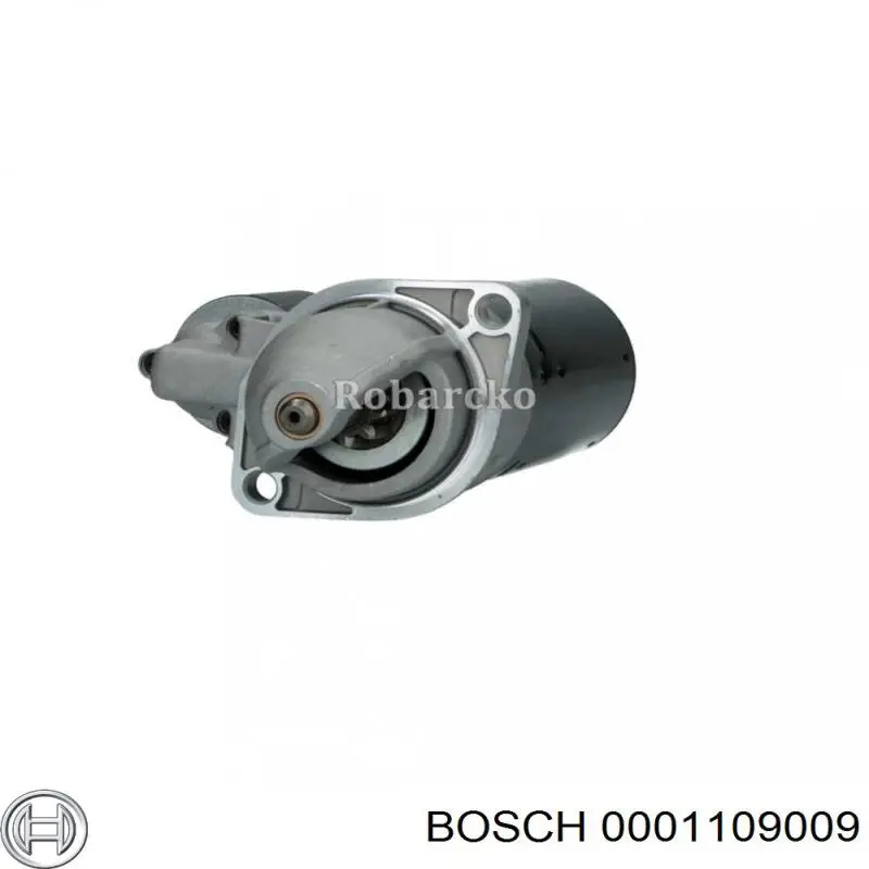 Motor de arranque 0001109009 Bosch