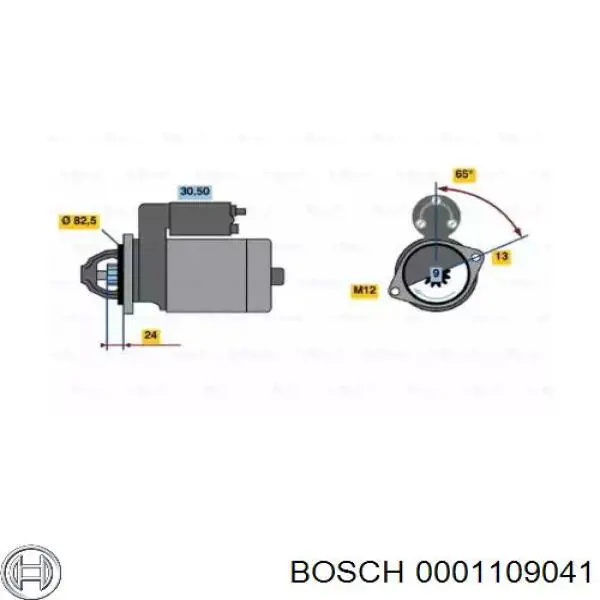 Comprar 0001109041 Bosch Motores de arranque