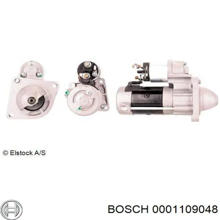 Motor de arranque 0001109048 Bosch
