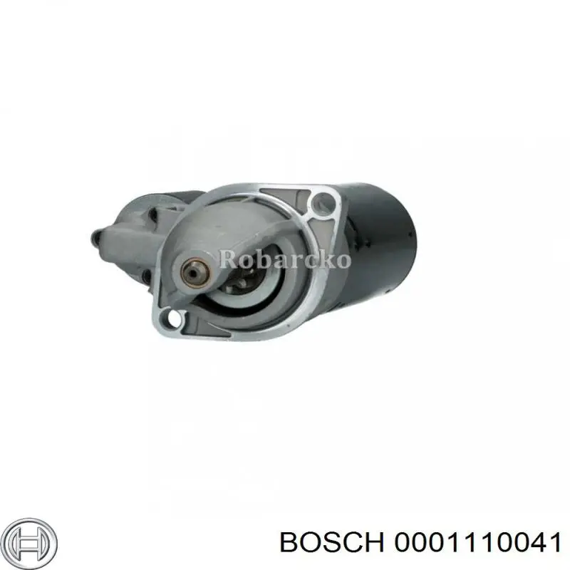0001110041 Bosch motor de arranque