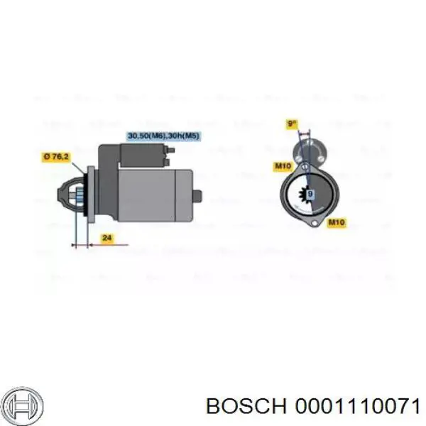 Comprar 0001110071 Bosch Motores de arranque