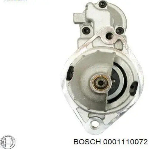 0001110072 Bosch motor de arranque