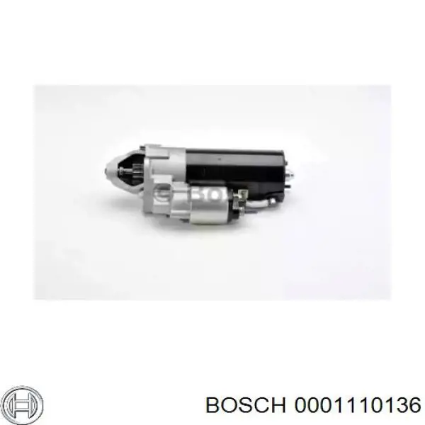 Motor de arranque 0001110136 Bosch