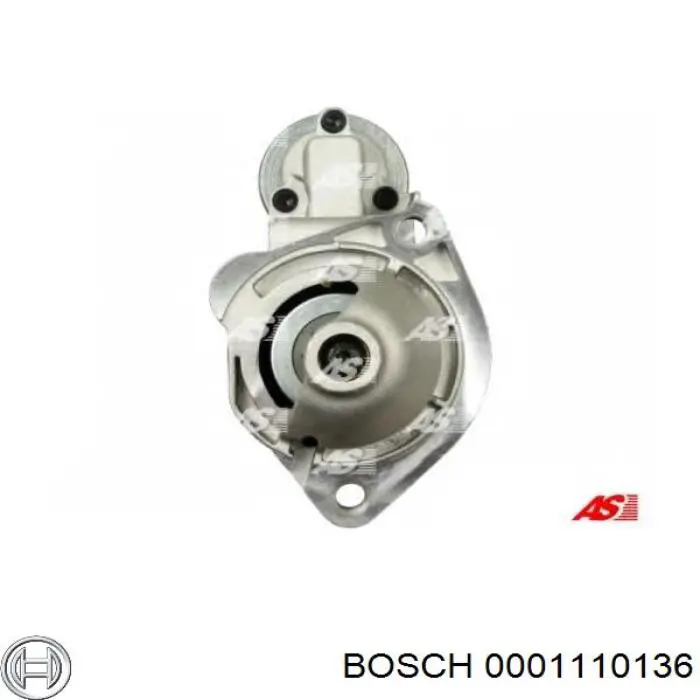 0001110136 Bosch Motor de arranque