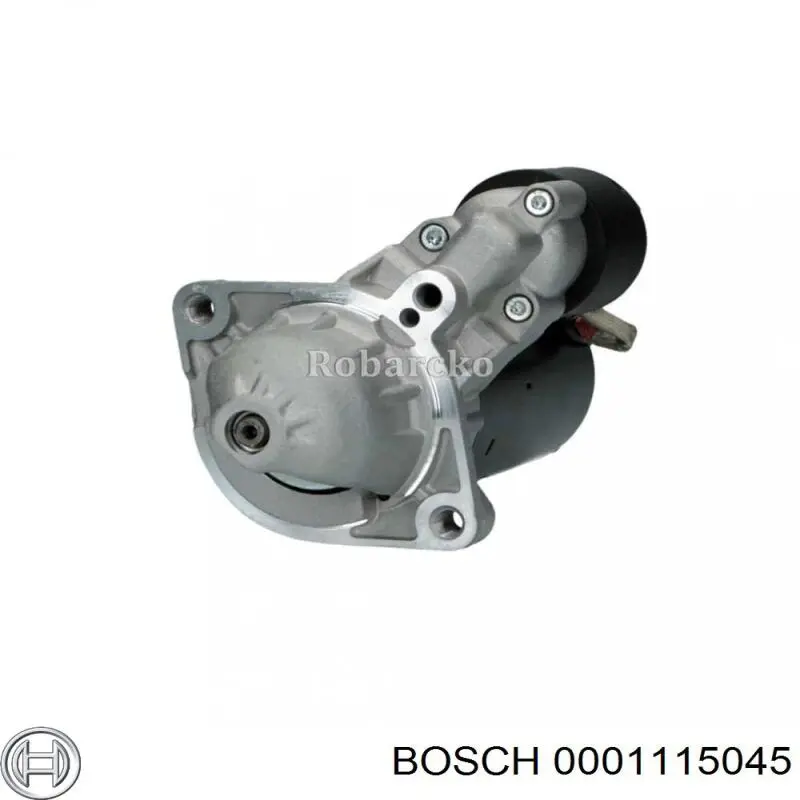 Motor de arranque 0001115045 Bosch