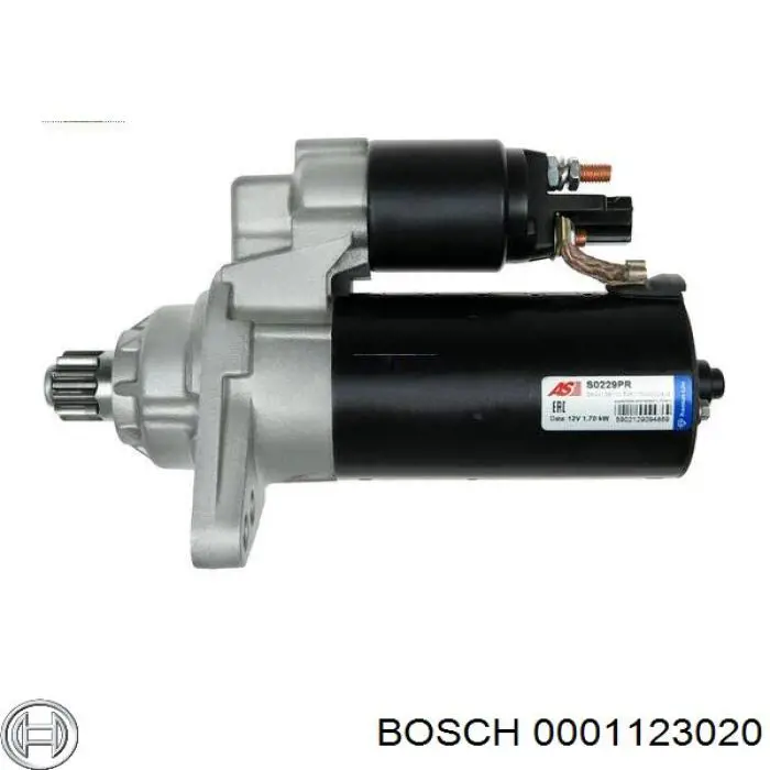 0001123020 Bosch motor de arranque
