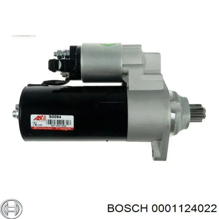 Motor de arranque 0001124022 Bosch