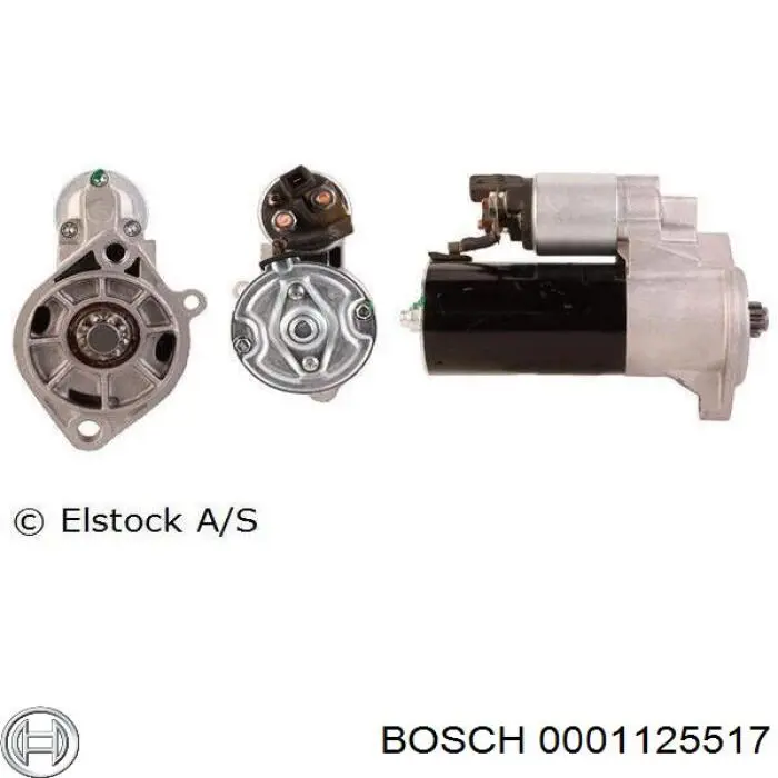 Arrancador Bosch 0001125517