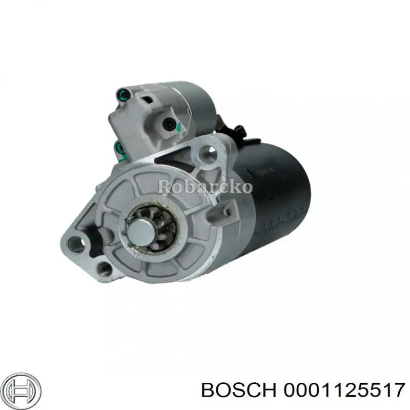 0001125517 Bosch motor de arranque