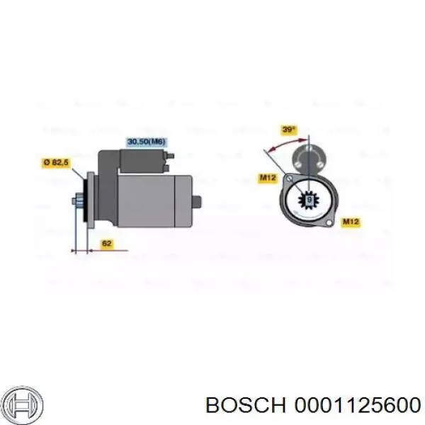 Arrancador Bosch 0001125600