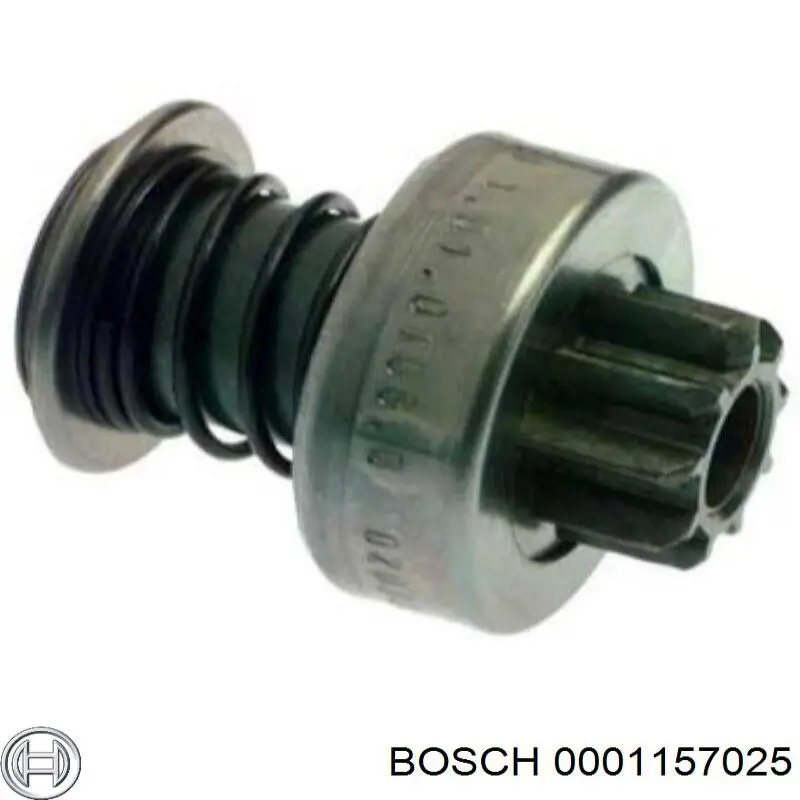 0001157025 Bosch motor de arranque