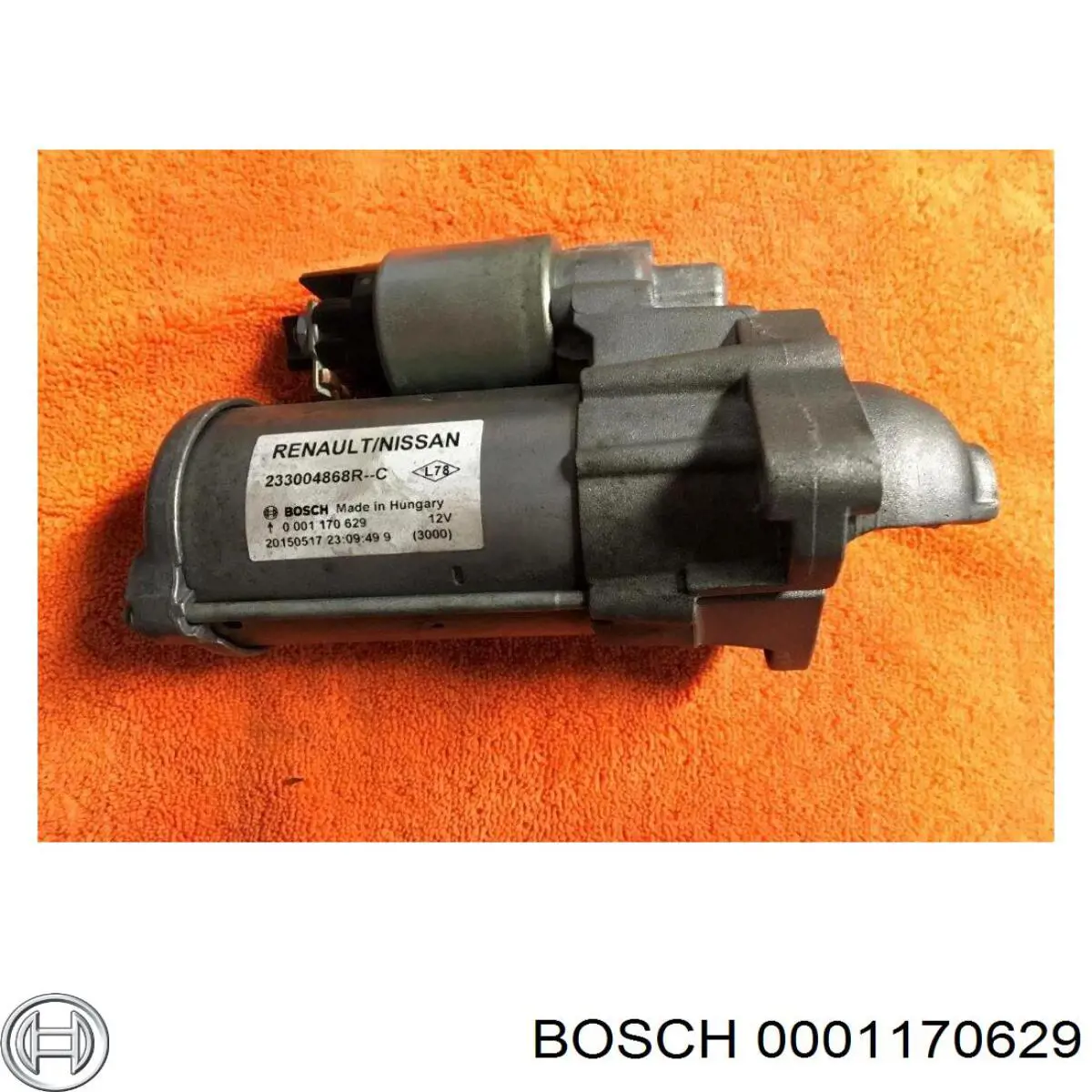 0001170629 Bosch motor de arranque