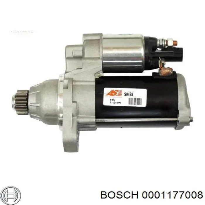 0001177008 Bosch motor de arranque