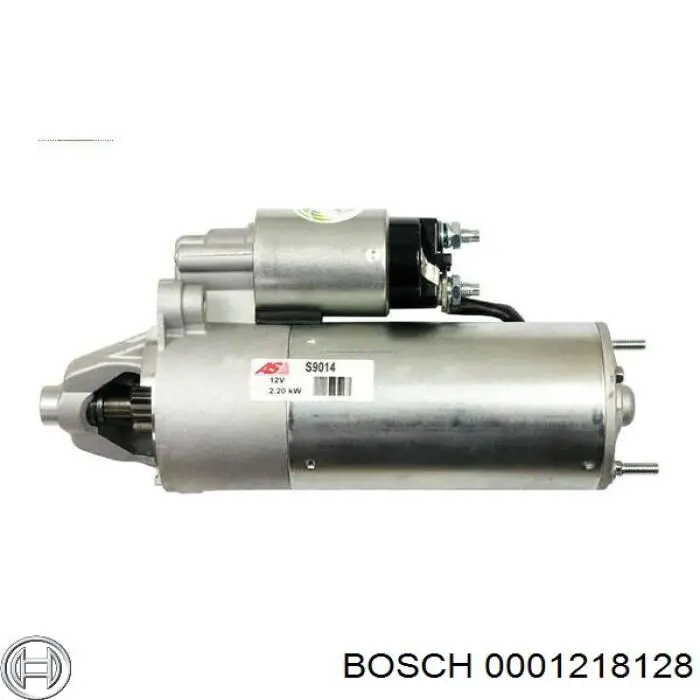 Motor de arranque 0001218128 Bosch