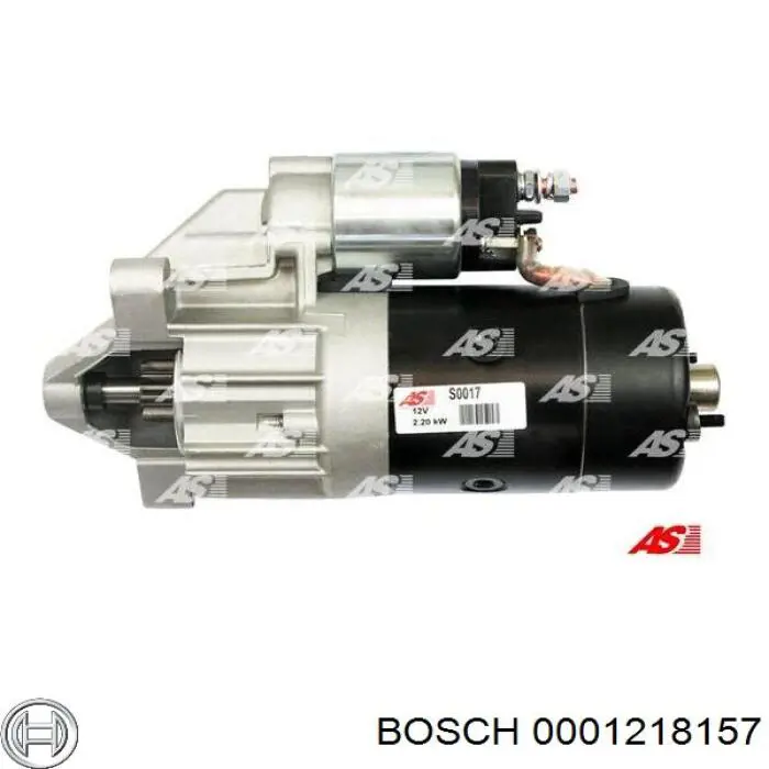 0001218157 Bosch motor de arranque