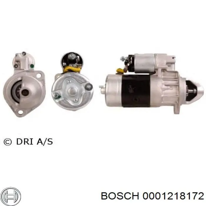 0001218172 Bosch motor de arranque