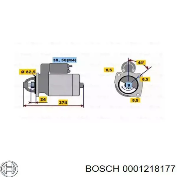 Burro de arranque  Bosch 0001218177 precio, desde 94,38 EUR
