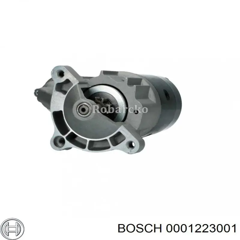 Motor de arranque 0001223001 Bosch